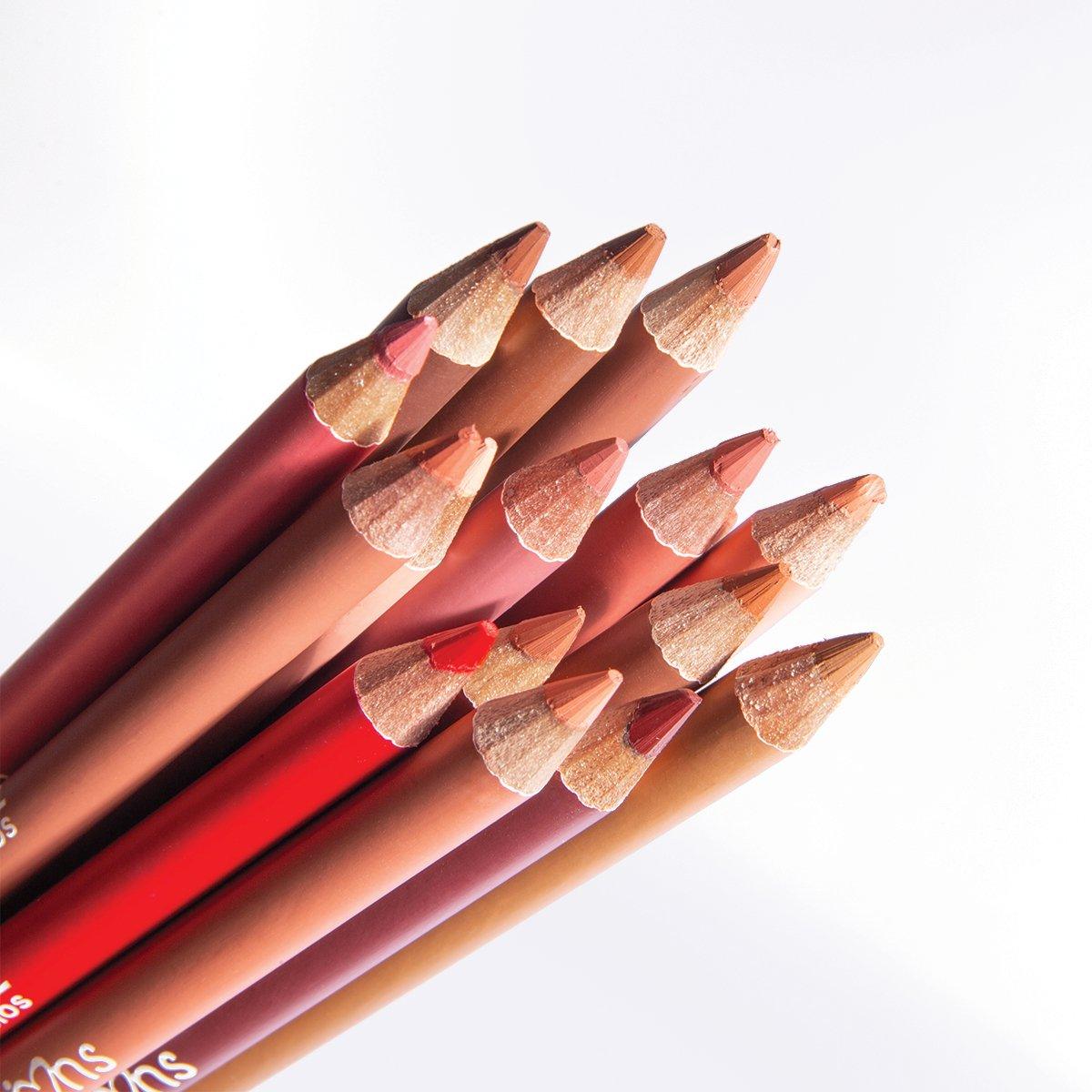 WOODEN LIP PENCIL - SET DE DELINEADORES DE LABIOS - BUNDLE