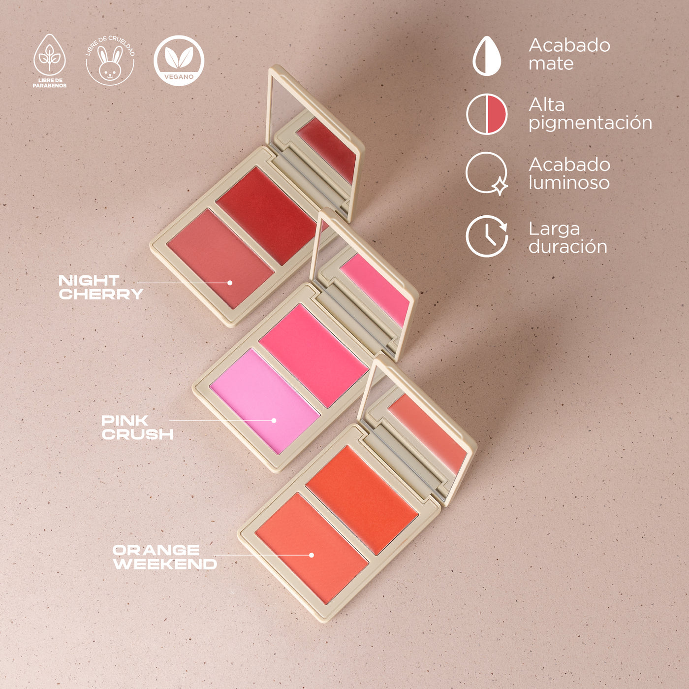 ATENEA RUBOR EN DÚO ALLURE CREMA Y POLVO COMPACTO