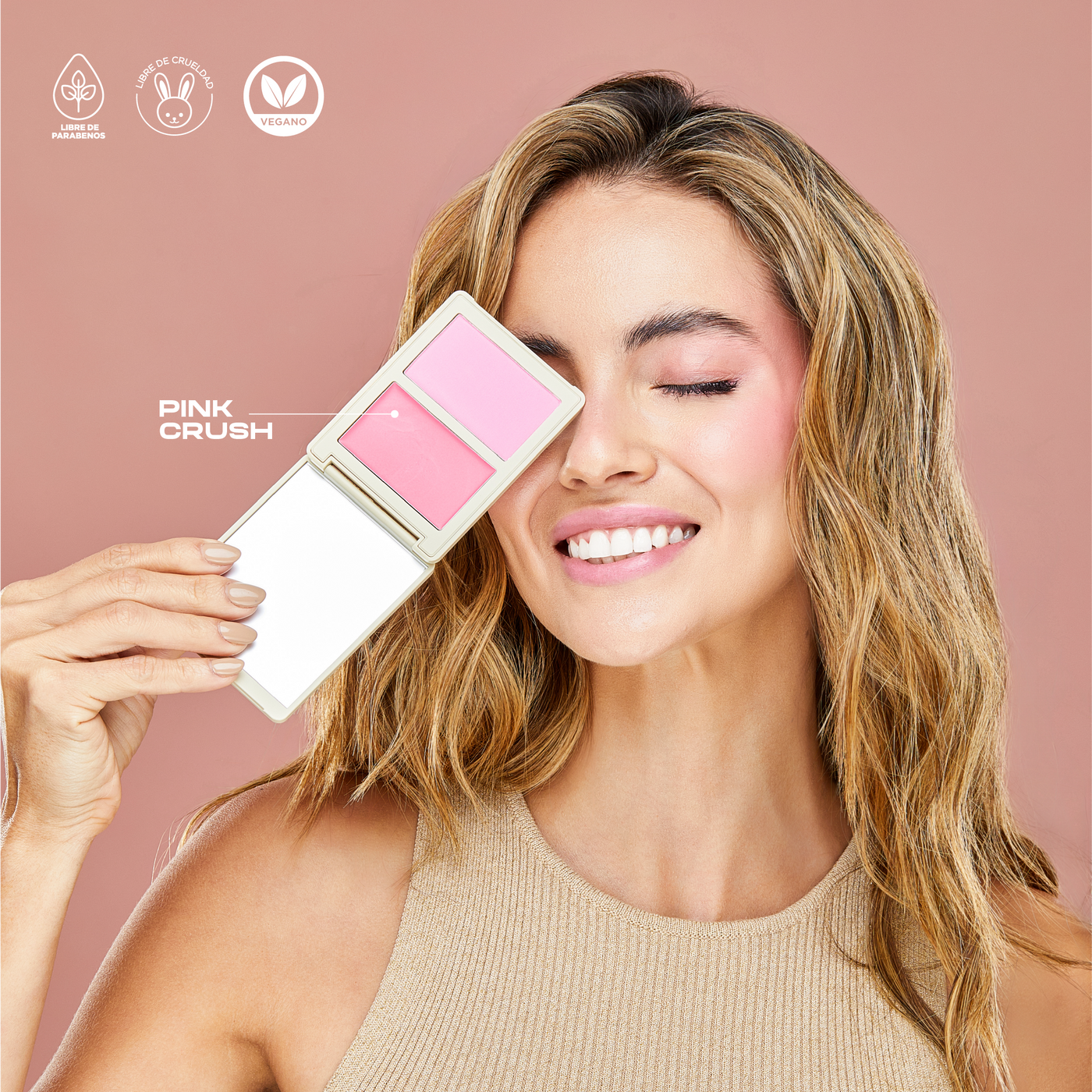 ATENEA RUBOR EN DÚO ALLURE CREMA Y POLVO COMPACTO