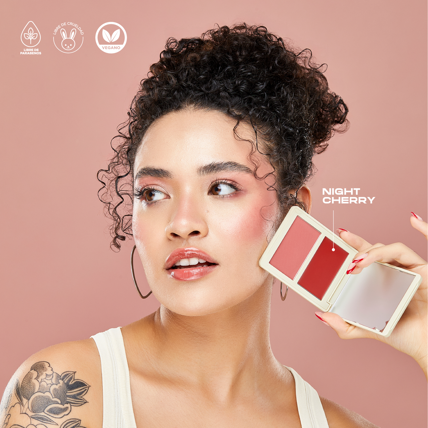 ATENEA RUBOR EN DÚO ALLURE CREMA Y POLVO COMPACTO