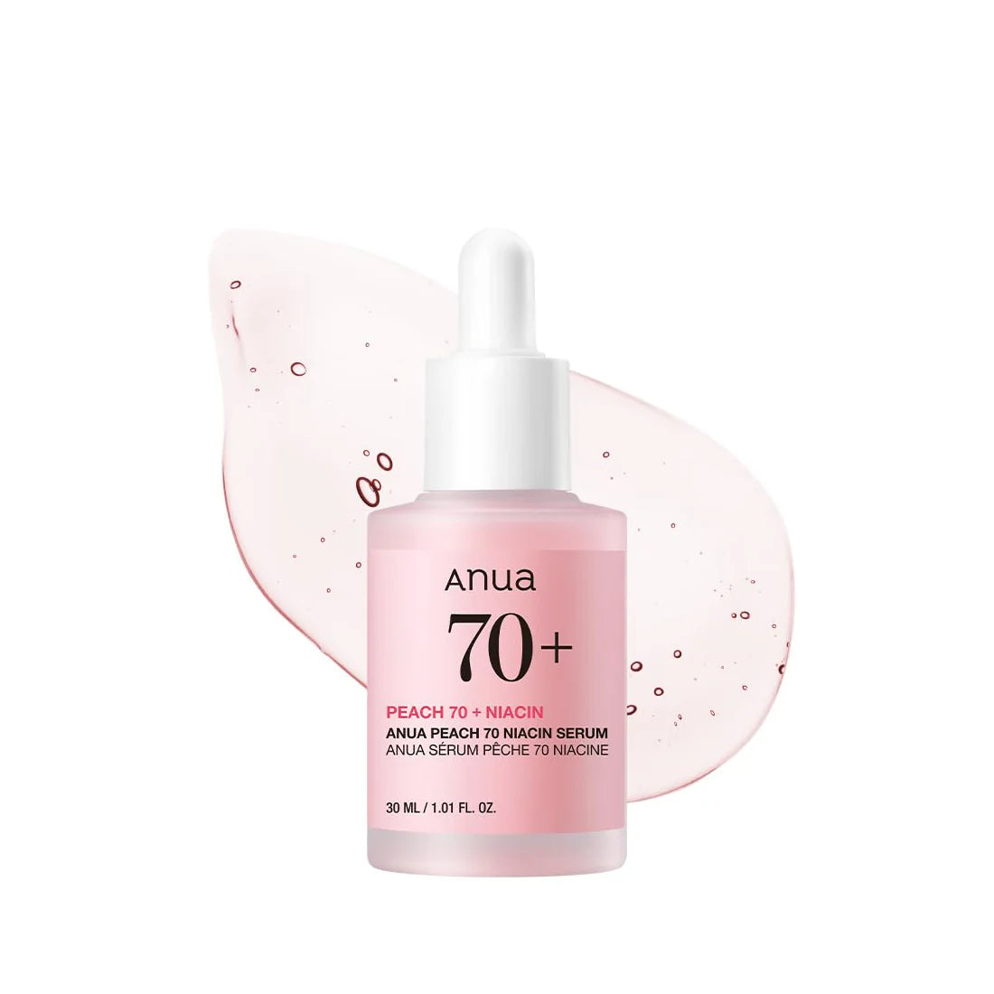 ANUA - Peach 70% Niacinamide Serum 30 ML | Suero Luminosidad Y Brillo