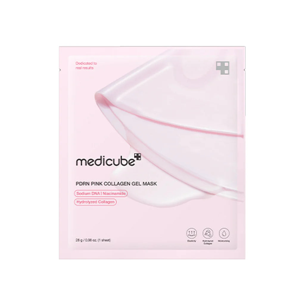 MEDICUBE - PDRN Pink Collagen Gel Mask 1 PC | Mascarilla Antiedad E Hidratante